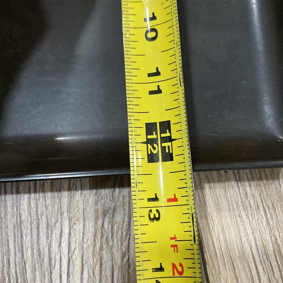 VINTAGE COUROC Owl Black Serving Tray Large - Picture 13 of 13